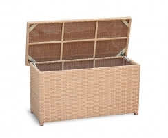 Rattan Garden Storage Box with Lid