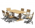 Belgrave 6 Seat Pedestal Table 1.8m & Bistro Chairs