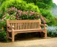 Banchory Solid Wood Teak Park Bench – 1.8m