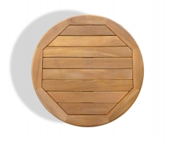 Capri Solid Wood Side Table, Teak