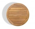 Capri Solid Wood Side Table, Teak