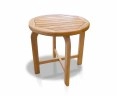 Capri Solid Wood Side Table, Teak