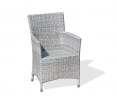 Riviera Rattan Garden Chair, Wicker Armchair, Flat weave