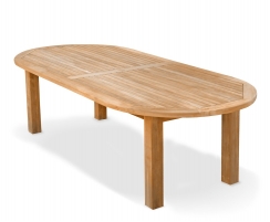 Titan 8 Seater Garden Table 2.6m, Contemporary Benches & Chairs