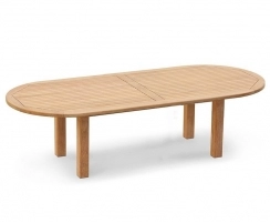 Titan Chunky Oval Garden Table – 1.2 x 3m