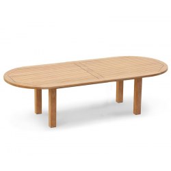 Titan Chunky Oval Garden Table – 1.2 x 3m