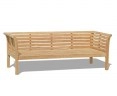 Large Teak Outdoor Daybed - 2.1m / 7ft