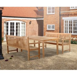 Sandringham Table and Benches Set