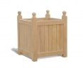 Large Garden Planter, Teak Versailles Planter