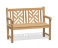 Princeton Chippendale Decorative Garden Bench – 1.2m