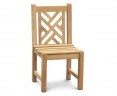 Princeton Teak Lattice Chippendale Garden Dining Chair