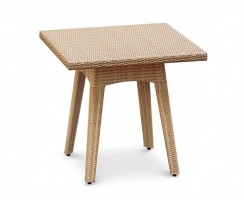 Riviera Square Rattan Dining Table – 0.8m