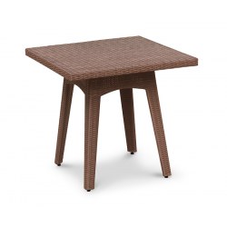 Riviera Square Rattan Dining Table – 0.8m