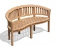 Wimbledon Teak Bench, Coffee Table & Armchairs Set