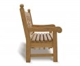 teak 4 seater outdoor bench