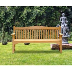 Tribute Teak 6ft Commemorative Bench – 1.8m