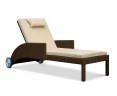 Sorrento Wicker Sun Lounger, Rattan Sun Bed