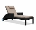 Sorrento Wicker Sun Lounger, Rattan Sun Bed