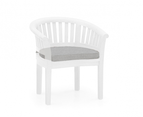Banana Chair Cushion - Grey And White Patio Chair Cushions Banana Chair Cushion - Grey And White Patio Chair Cushions