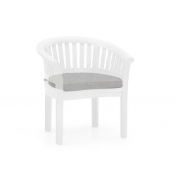Contemporary Garden Chair Cushion, Outdoor Banana Chair Cushion Grey