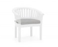 Contemporary Garden Chair Cushion, Outdoor Banana Chair Cushion Grey