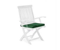 Folding Garden Chair Cushion, Tie-on Cushion Pad