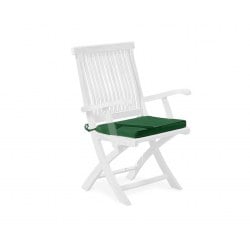 Folding Garden Chair Cushion, Tie-on Cushion Pad