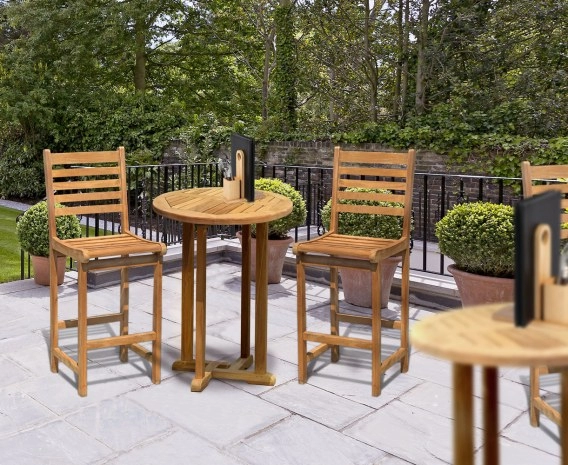 Canfield Yale Teak Garden Bar Set