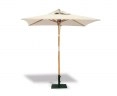 Square Garden Parasol - 2m - Natural