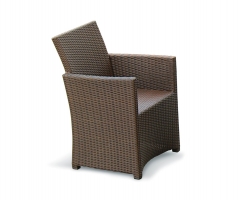 Eclipse Rattan Patio Chair, flat weave
