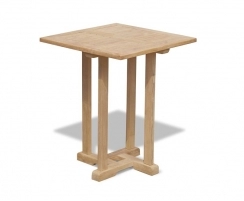 Canfield Teak Square Garden Table - 0.6m