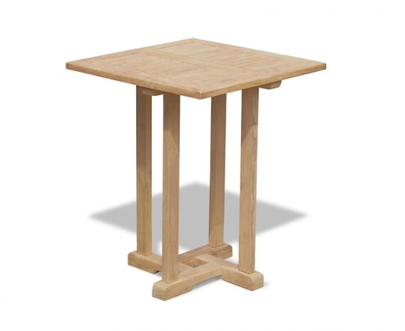 Canfield Teak Square Garden Table - 0.6m