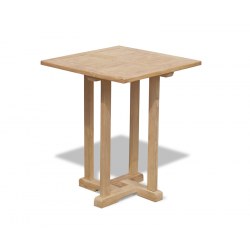 Canfield Teak Square Garden Table - 0.6m