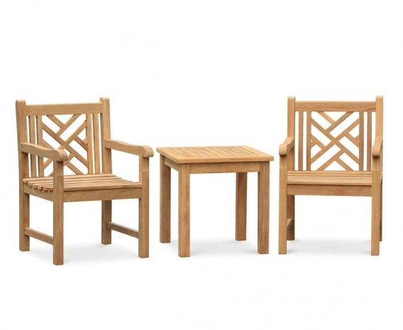 Princeton Teak Garden Conversation Set