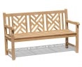 Princeton Chippendale Decorative Garden Bench – 1.5m