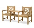 Princeton Vista Teak Garden Love Seat