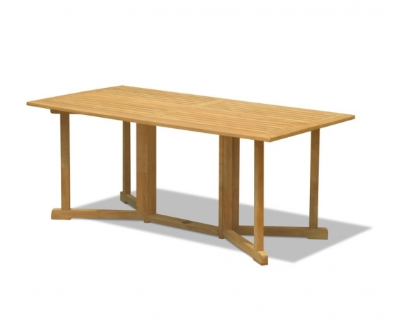 Shelley 6ft Teak Gateleg Drop Leaf Table – 1.8m