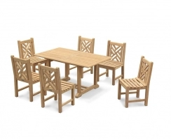 Hilgrove 6 Seater Garden Dining Set with Princeton Chairs