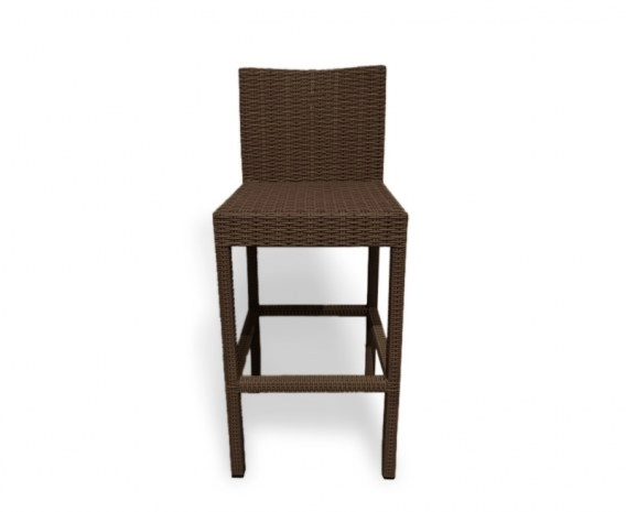 Woven Bar Stool, Java Brown - NEW: End of line