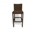 Woven Bar Stool, Java Brown - NEW: End of line