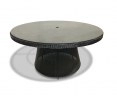 Lotus 1.5m Loom Weave Outdoor Glass-top Table - New: End of line