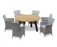 Disk 6 Seater Garden Dining Set