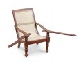 Plantation Chair with swing out arms, Teak and Rattan