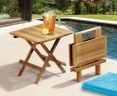 Ashdown Teak Square Folding Picnic Table