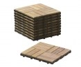 Clip-together Deck Tiles - Mosaic Square Basket Pattern