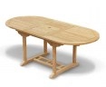 Bijou Sized Teak Extending Garden Table