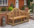 Lutyens-Style Bench, Teak – 1.65m