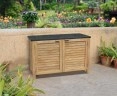 Aria Teak and Granite Garden Sideboard