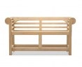 Lutyens-Style Low Back Outdoor Bench