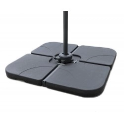 Set of 4 Fillable Cantilever Parasol Base Weights - 60-80kg